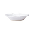 Vietri Incanto Stone White Baroque Pasta Bowl Dinnerware Vietri