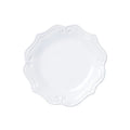 Vietri Incanto Stone White Baroque Salad Plate Dinnerware Vietri