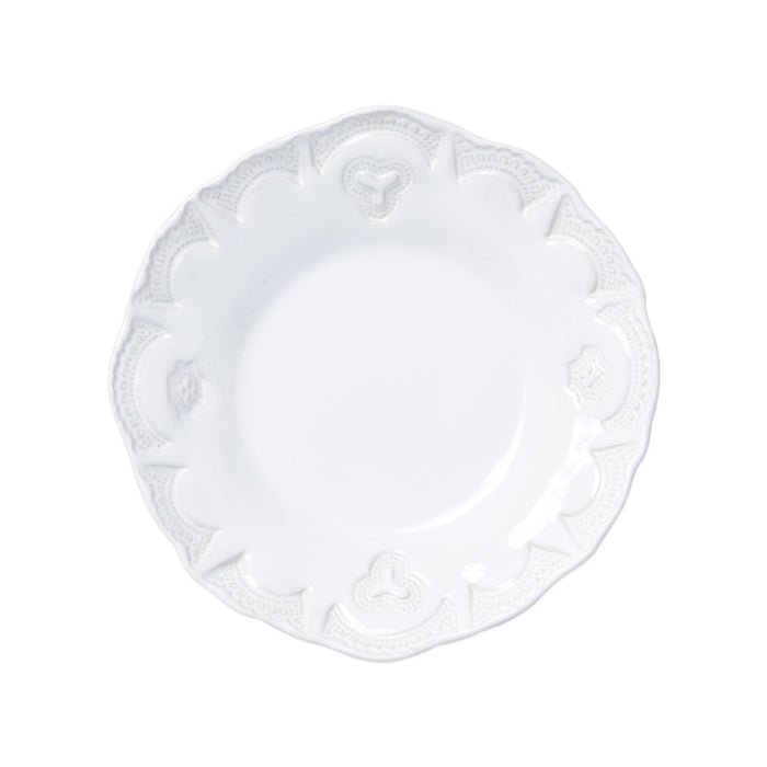 Vietri Incanto Stone White Lace Pasta Bowl Dinnerware Vietri