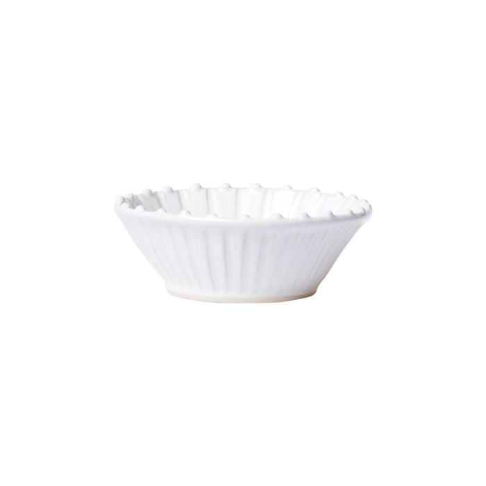 Vietri Incanto Stone White Stripe Cereal Bowl Dinnerware Vietri