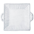 Vietri Incanto Stripe Handled Square Platter Dinnerware Vietri