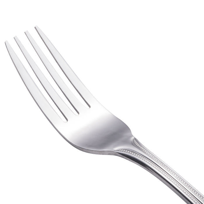 Walco 27051 Colgate 8 1/8" 18/0 Stainless Steel Heavy Weight European Table Fork - 12/Pack