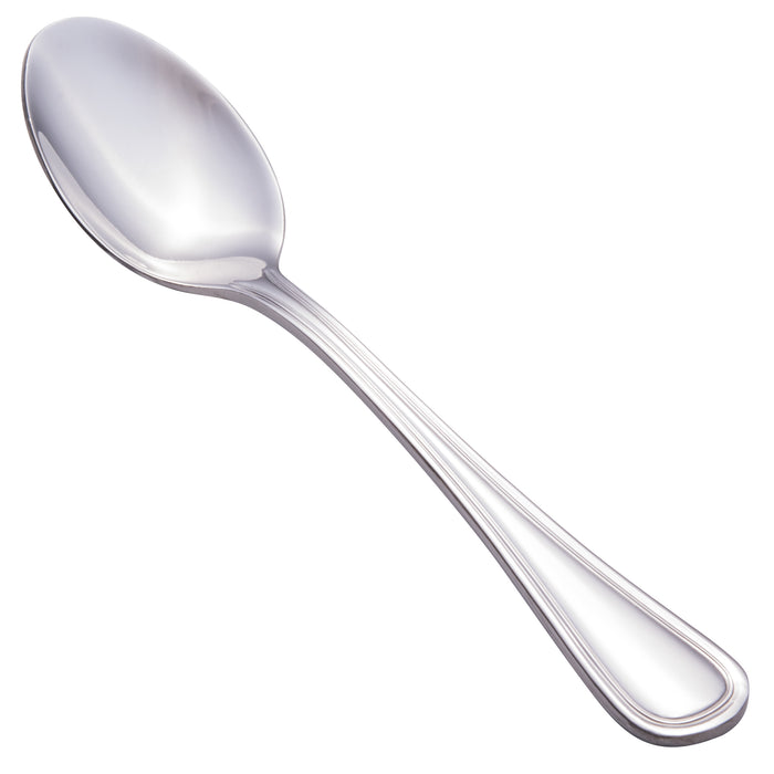 Walco 3501 Lisbon 6 1/8" 18/0 Stainless Steel Heavy Weight Teaspoon - 12/Pack