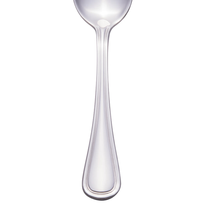 Walco 3501 Lisbon 6 1/8" 18/0 Stainless Steel Heavy Weight Teaspoon - 12/Pack