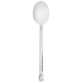 Walco 5801 Nouveaux Hammered 7 1/2" 18/10 Stainless Steel Extra Heavy Weight Teaspoon - 12/Pack