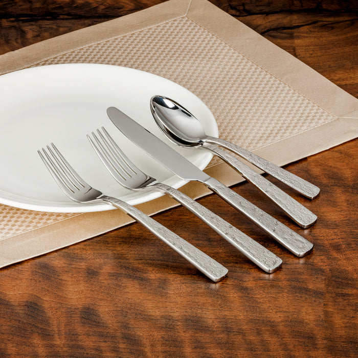 Walco VES12 Vestige 6 7/8" 18/10 Stainless Steel Extra Heavy Weight Bouillon / Soup Spoon - 12/Pack