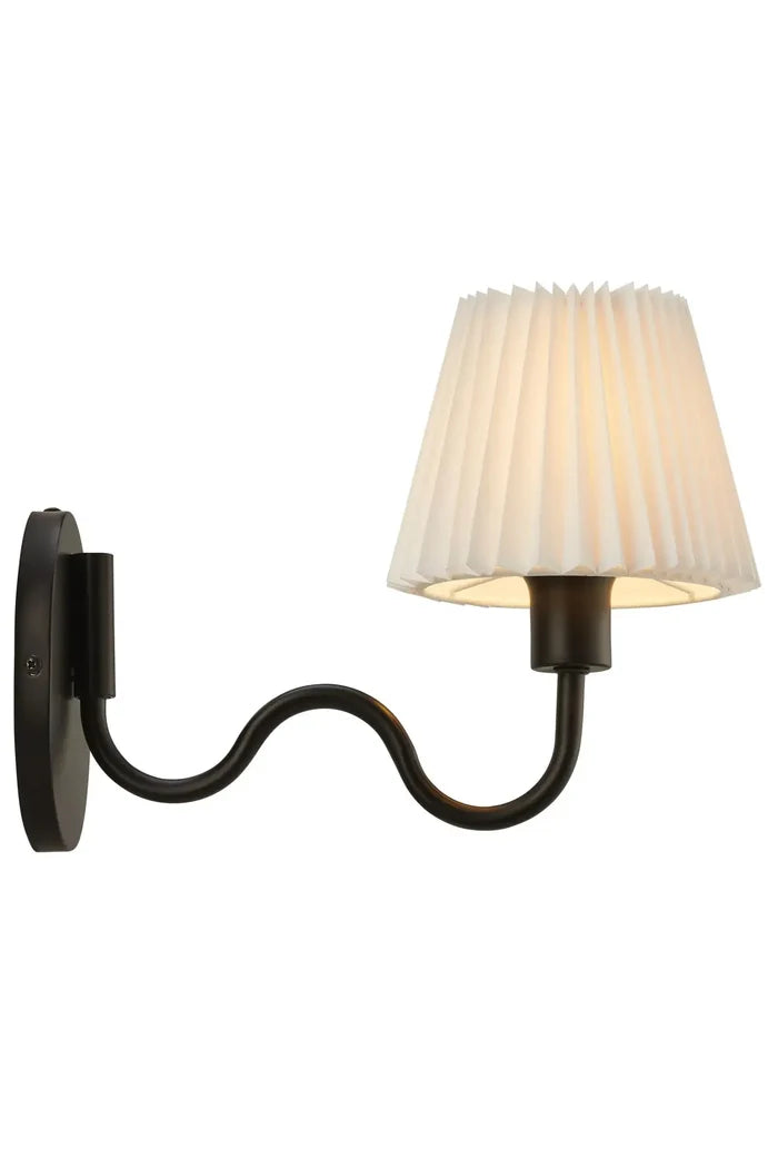 Wave Squiggle Arm Wall Sconce