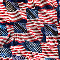 Waving American Flag Navy