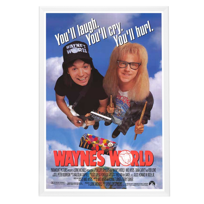 "Wayne's World" (1992) Framed Movie Poster