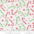 White Candy Cane- Snow Time