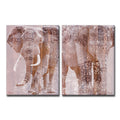 'Wild Zen No. 2-3' Wrapped Canvas Art Set