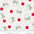 Winter White Tossed Snowman- Snow Time