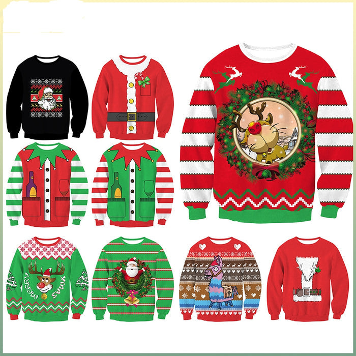 Women's Christmas 3D Pullover Sweatshirt