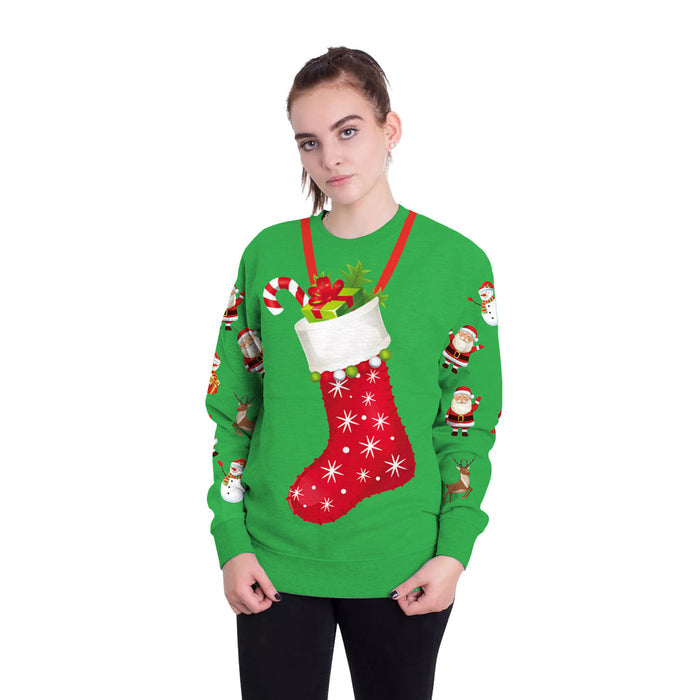 Women's Christmas 3D Pullover Sweatshirt