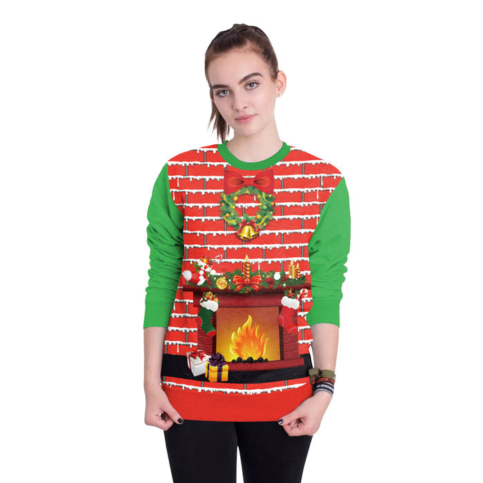 Women's Christmas 3D Pullover Sweatshirt