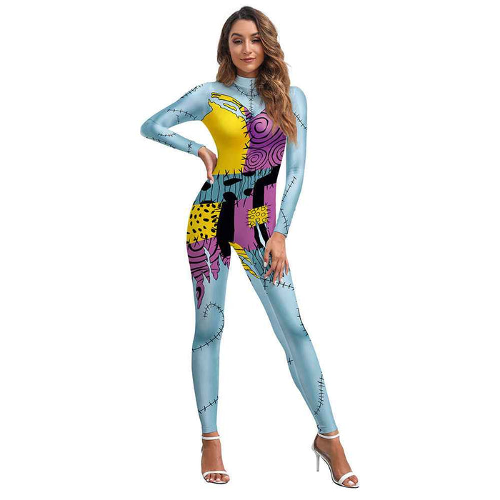 Women's Halloween Spandex Jumpsuit