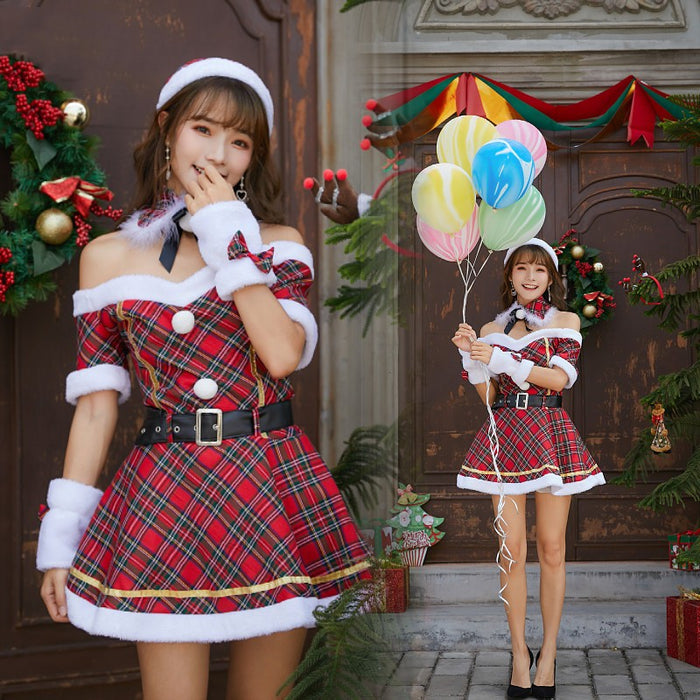 Women's Plaid Christmas Dress