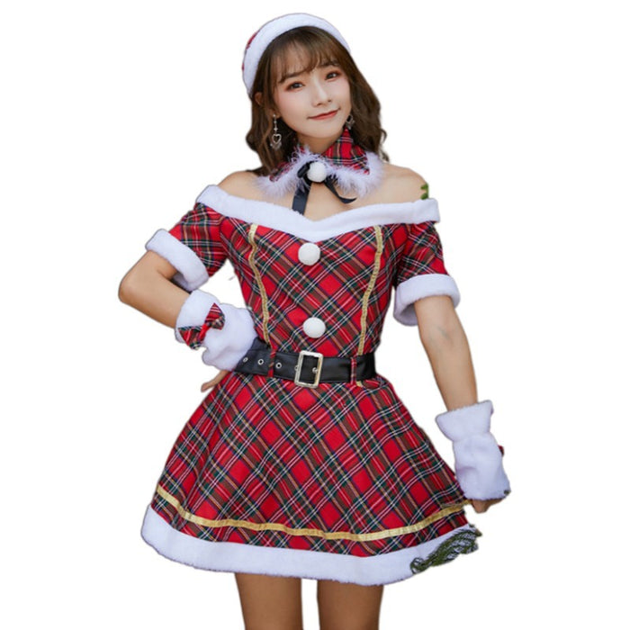 Women's Plaid Christmas Dress