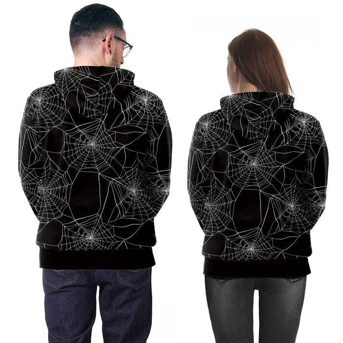Women's Skull Hooded Casual Halloween Sweatshirt