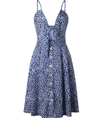 Women's Sleeveless Backless Summer Dress