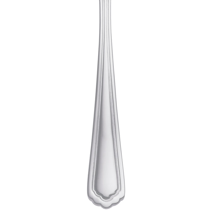 World Tableware 256 016 Cortland 5 7/8" 18/0 Stainless Steel Heavy Weight Bouillon Spoon - 12/Pack