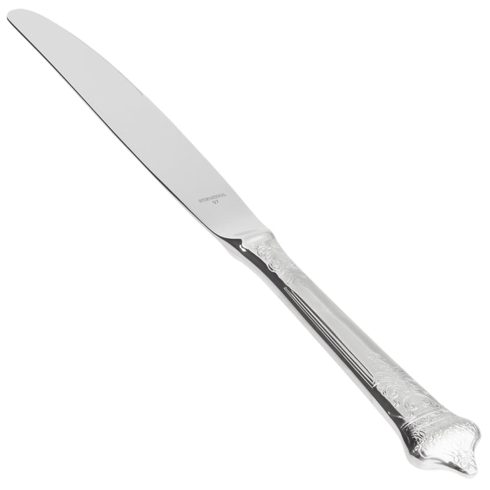 World Tableware 825 2701 Kingdom 18/8 Extra Heavy Weight Stainless Steel 10 1/8" Dinner Knife - 12/Pack