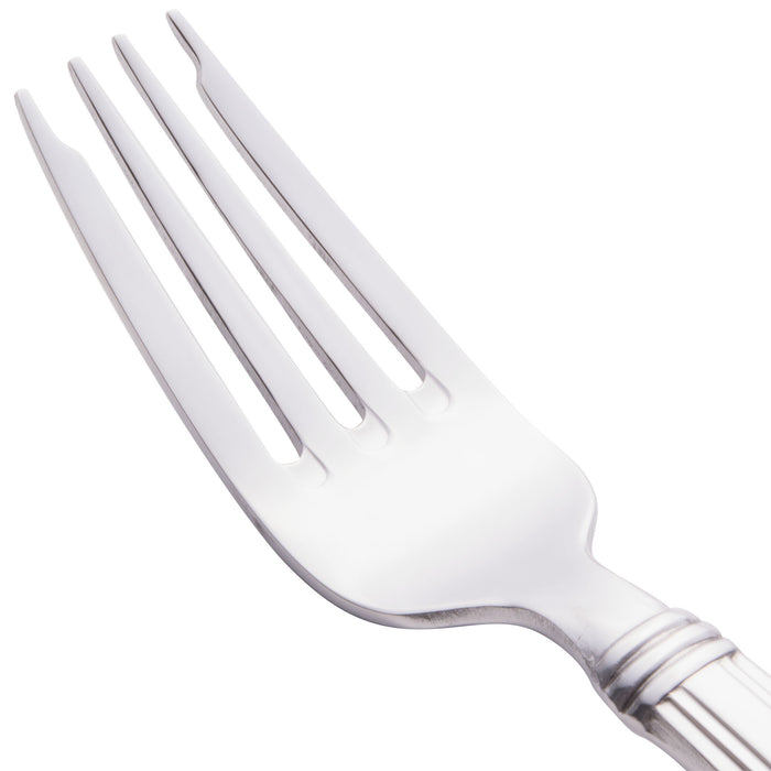 World Tableware 977 038 Slate 7 1/8" 18/0 Stainless Steel Heavy Weight Salad Fork - 12/Pack
