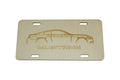 ZSPEC Ford Mustang S550 Cut-Away License Plate, Birch, Ornamental - ZSPEC Design LLC - Holiday Ornaments - garage art, license, lifestyle, mustang, ornament, s550 - zspecdesign.com