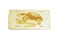 ZSPEC Toyota 4Runner Cut-Away License Plate, Birch, Ornamental - ZSPEC Design LLC - Holiday Ornaments - 4runner, garage art, license, lifestyle, ornament, toyota - zspecdesign.com